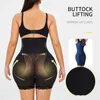 Culo falso Acolchado Hip Enhancer Body Shaper Control de barriga Bragas Pantalones adelgazantes Entrenador de cintura Shaper Vestido de mujer Booty Butt Lifter L220802