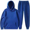 Herrspårar Herrens träningsdräkt vinter manlig modefleece kostym sport jogger set hoodies sportkläder odefinierade röda svartmens