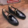 Loafers Mannen PU Lederen Schoenen Mode Lage Hak Fringe Jurk Brogue Lente Comfortabele Vintage Klassieke Mannelijke Casual DH837-1