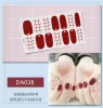 Glitter Powder Gradient Color Nail Art Setraters unhas pregos de capa completa adesivo de polimento Diy