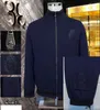 Herren Traursuits Sportswear Set Männer 2022 Herbst Winter Dicke Komfort Geometrische Reißverschlusskragen Baumwollstoff Suite