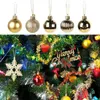 Stok 24 adet Noel ağacı dekor topu 3cm Bauble Asma Noel Partisi Süsleme Dekorasyonları Ev 2022 Yeni Yıl Noel Dekorasyonu C0817