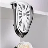 Clocks Melting Watch Melted Clock For Decorative Home Office Shelf Desk Table Funny Creative Gift 220706