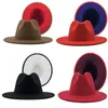 Multicolor Fedora Men's Jazz Hat Hat Cowboy Hap