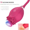 Vibrator sex leksak massager ny produkt 2 i 1 leksaker för kvinnliga kvinnliga klitoris bröst rosformade sbdv