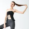Tenue de yoga Sexy Femmes Tether Fitness Vest Running Sports Tube Top Top Tops Tops Elastic Fish Tail Gym Training Paddedyoga