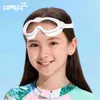 Профессиональный большой кадр дети плавательные очки гальванические HD против тумана водонепроницаемые очки водонепроницаемое водное спортивное очки очки H220421