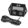 Motorcykel ATV LCD Digital Tach Tachometer timmätare gasmotor Sparkinduktion