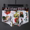 Caleçon Aibc Hommes Sous-Vêtements Pénis Trou Glace Soie Boxer Shorts Grande Poche Sac Éléphants Manches Culotte Gay Sexy Scrotum Séparation Underpant