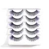 NOUVEAU Extension de cils colorés Doux confortable Naturel faux 3d Vison cils Maquillage Faux cils