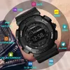 Zegarek luksusowe męskie obserwowanie LED Data Sport Men Outdoor Electronic Watches Prezent Klasyczne wysokiej klasy D45WristWatches