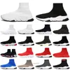 Paris Designer Sock Shoes For Me Women Black White Red Breattable Sneakers Race Runners Shoes Mens and Womens Sport Outdoor EUR 36-46