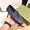 Подлинная кожаная роскошная мужская повседневная обувь новая весенняя моказинская модель дизайнер Mens Loafers обувь мужская дышащая легкая водительская обувь 45 46