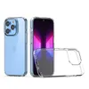 Schokbestendig Anti-kras Helder Telefoonhoesjes kristal Hard Acryl Achterkant Hybride TPU Bumper voor Apple iPhone 15 ip15 14 pro max voor Samsung s24plus S24 ultra case