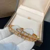 Serpentine Bracelet Female Rose Gold Bone Shape Niche Original Couples Luxury for Girlfriend289v