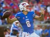 NCAA SMU Mustangs College fotbollströjor 83 Kylen Granson tröja 16 Courtland Sutton 17 Emmanuel Sanders Eric Dickerson tröjor Skräddarsydd skjorta