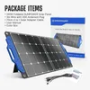 ATEM POWER 100W Panel solar monocristalino Compatible con generadores Estación de energía para RV Camping al aire libre