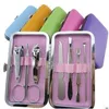 7st/set Portable Rostfri Steel Nail Clipper Kits Nail Tools Care Scissor Tweezer Knife Ear Pick Manicure Set Tool