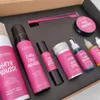 Ferramentas para o cabelo Caixas de instalação de perucas personalizadas Kit de perucas de renda de marca própria Embalagem para cabelos à prova d'água Tint Spray Controle de borda Cola de renda