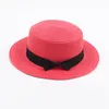 Cappelli a tesa larga Cappello per uomo Estate Bambini Ragazze Ragazzi Infantile Fedora Paglia Floppy Beach Sun Baby OrganicWide Pros22