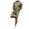 Мужские спортивные костюмы Men#39; Skinny Print Suit Ertching Rensing Traving Track Couct Set Casual Sets Футболки с коротким рукавом 2 часа Summermen's