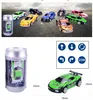 Creative Coke Can Mini Car RC CARS Kolekcja Radia Radia Maszyny samochodów na odległe zabawki dla chłopców Prezent GC1108