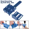 Profesyonel El Alet Setleri Doweling Jig Matkap Bitleri Handheld Woodworking Sondaj Kılavuzu Konumlandırma Fikstürü Kabarcık Seviye Punch Saw Toolsp