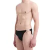 Slip de sport à séchage rapide Slip de bain Double usage Sexy Élastique Boucle en métal noir Hommes Femmes Même style NeutralUnderpa