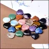 Arts et artisanat Arts cadeaux maison jardin cristal naturel Quartz pierre bijoux ornement pierres précieuses coeur minéral guérison Reiki Dht17