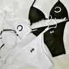 R Mulheres Designers de roupas de banho de roupas íntimas Biquíni Mesmo feminino Terno de banho de banho Sexy Bikinis Bikinis Roupas de mulheres preto e branco