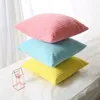 Pillow Case Corduroy Like Corn Kernels Pillow Case 40 45 50 55 60 66cm Solid Color Cushion Cover Home Living Room Sofa Decor GA NPCJC A 220714