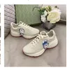 Luxury designer women sneakers flower running men shoes casual flat shoe top quality sport real leather lace up size 35-42