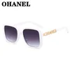 نظارات شمسية مجوهرات Ohanel Fashion Women Classic Black Luxury Grand Glasses Womens Ladies Trendy Designer Retro Shypes Heyw1576881