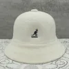 Bereliler Örme Kanguru Kova Şapkaları Klasik Logo Kangol Kadın Ressam Şapkası Gelgit Unisex Balıkçı Kap Örgü Nefes Alabilir Güneş ŞapkasıBereliler