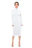 Catsuit Costumes Seksowna sukienka damska solidna szczupła opakowanie bioder