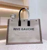 الاتجاهات Women Handbag Rive Gauche في الهواء الطلق حقائب اليد أعلى الكتان أكياس شاطئية كبيرة مصممة سفر السفر محفظة Tho3873273