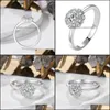 Bröllopsringar smycken sommarblomma hemlighet 45 minuter simation diamant ring kärlek lyxig drop leverans 2021 b3uwo
