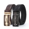 Toploell Famous Brand Young Men's Casual Belt Pants Midjeband Classic Luxury Eloy Automatic Buckle Business Belts