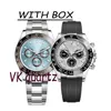 2022 Montre de Luxe Premium Factory Quartz Watch for Mens Automatic Machine Watches Watch Watch Strap Sport VK Chronograph Waterproofwatch