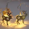 165 cm Party Decoration LED Light String Ornament Plastic Santa Claus Christmas Tree Snowman Lights Garland Glow in the Dark Xmas Dec D3.0