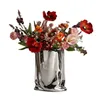 Vase Morandi nordique ornements de fleurs séchées créatif électrolytique argent vase en céramique modèle vases salon décoration cadeau 220423