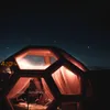 La tente transparente de 3/4/5 m convient au camping Bulle gonflable de structure de football claire pour le camping/hôtel