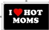 I Love Moms Flag 3x5 ft Premium Polyester Banner Mother039s day with Indoor Outdoor Yard decoration8985414