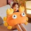 40/60cm Cartoon Cute Lobster Plush Toy Doll Stuffed Sea Animal Crab Pillow Creative Soft Kid Toys