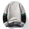 メンズセーター冬のメンズフリース厚いセータータートルネックウォームプルオーバー高品質の男性スリムニットウールドロップシップマンのolga22