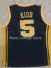 Sjzl98 #5 Jason Kidd California Golden Bears College University Basketball Jersey