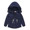 봄 어린이 재킷 소년 영국 스타일의 중간 길이 트렌치 코트 아기 여자 아우터웨어 유아 어린이 두 4 6 8 y J220718