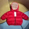 Meisjesontwerper Autumn Winter Boys Dun Down Coat Kids Boy Plaid Gededed Jackets Lagen Kinderen houden Warm Hooded Zipper Outerwear Baby Girl