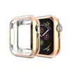 Étui de couleur souple ultra mince pour étuis iwatch Housse en TPU pour iWatch 38 mm 40 mm 42 mm 44 mm 41 mm 45 mm pour iwatch 2 3 4 5 6 7 Protecteur d'écran avec emballage OPP