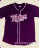 XFLSP GLAC202 Prince Night Jersey Night w Target Field Purple Baseball Jerseys Men Men Youth Stiched